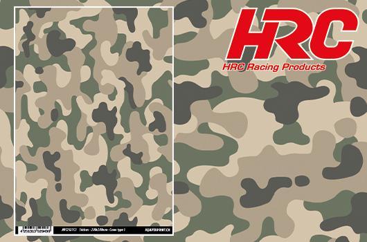 HRC Racing - HRC2021C3 - Stickers - 200x280mm - Camo type 3