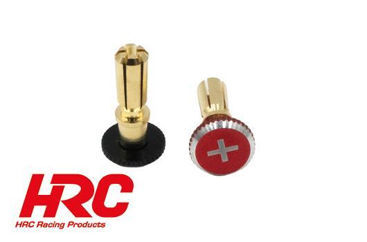 Connector - 5mm - male - Tension Lock System (1 pair) - gold