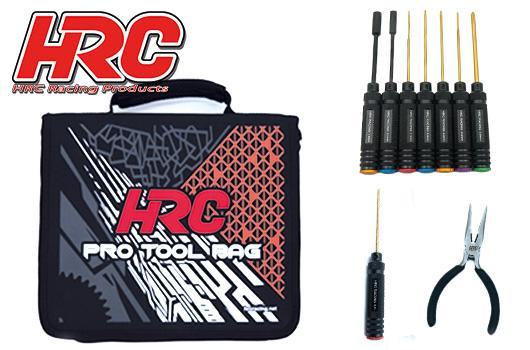 HRC Racing - HRC9934A-SET-2 - Tool bag with tools - Racer Set V2 (include HRC9934A & 9 Tools)