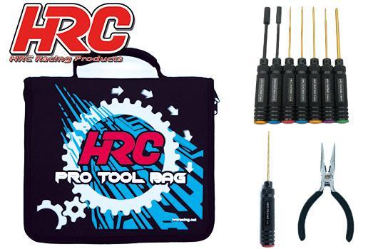 HRC Racing - HRC9934B-SET-2 - Tool bag with tools - Racer Set V2 (include HRC9934B & 9 Tools)