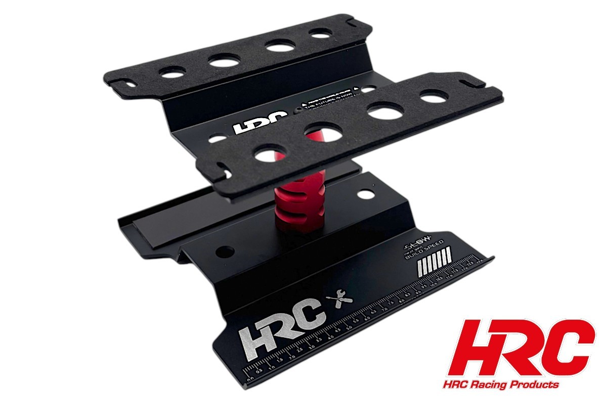 HRC Racing - HRC5901ARB - Car Stand - HRC RACING - PODIUM - Red & Black