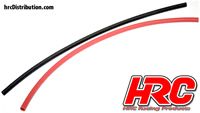 Shrink Tube - 4mm - Red and Black (250mm each)
