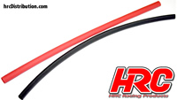 Shrink Tube - 6mm - Red and Black (250mm each)