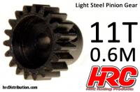 Pinion Gear - 0.6M - Steel - Light - 11T