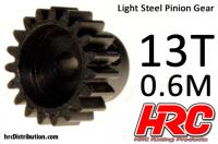 Pinion Gear - 0.6M - Steel - Light - 13T