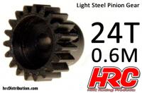 Motorritzel - 0.6M - Stahl - Leicht - 24Z