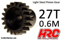 Pinion Gear - 0.6M - Steel - Light - 27T