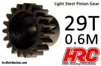 Pinion Gear - 0.6M - Steel - Light - 29T