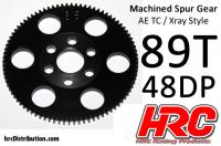 Spur Gear - 48DP - Low Friction Machined Delrin - Xray/AE/TM Style - 89T