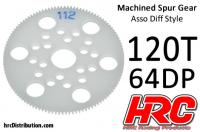 Couronne - 64DP - Delrin Low Friction usiné - Diff Style - 120D