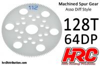 Corona - 64DP - Low Friction Machined Delrin - Diff Style - 128T