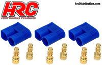 Connector - EC3 - Male (3 pcs) - Gold