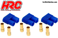 Connector - EC3 - Female (3 pcs) - Gold