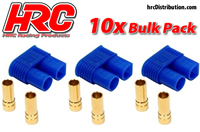 Connector - EC3 - Female (10 pcs) - Gold