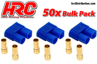 Connector - EC3 - Female (50 pcs) - Gold