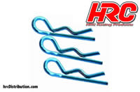 Body Clips - 1/10 - short - small head - Blue (10 pcs)