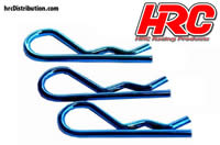 HRC Racing Carrosserie Crochets 1/10 avec 120 mm METAL Cord 4 et 2 pcs hrc2051f 