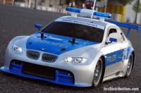 Light Kit - 1/10 TC/Drift - LED - JR Plug - Police Roof Long Lights V1 - 6 Flashing Modes (Blue / Red) 105x30x26mm