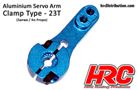 Servo Arm - Pro - Aluminum Clamp Type - Single - 23T (Sanwa / Ko Propo / JR)