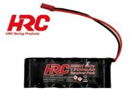 Battery - 5 cells - Receiver pack - NiMH - 6V 1700mAh - flat - BEC Plug 85x30x18mm