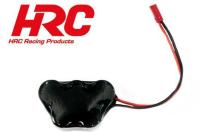 Battery - 5 cells - Receiver pack - NiMH - 6V 1700mAh - hump - BEC Plug 50x30x30mm