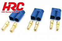 Connector - EC5 - Male flat - Gold (3 pcs)