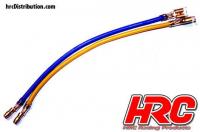 Motor Cable - Bullet Gold 4mm (Tamiya style)