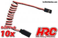 Prolunga di servo - Maschio/Femmina - FUT - 80cm Lungo - BULK 10 pzi - 22AWG