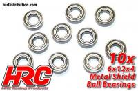Ball Bearings - metric - 6x12x4mm (10 pcs)