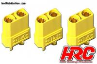 Connector - XT90 - Female (3 pcs) - Gold