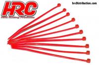 Tie-Wraps - Short (100mm) - Red (10 pcs)