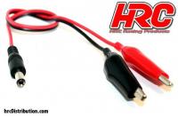 Accessoire de chargeur - Cable d'alimentation 12V avec prise crocodile