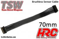 Brushless Flat Sensor Wire - 70mm