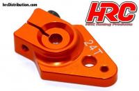 Servo Arm - Special Airplane - Aluminum Clamp Type - 25mm Long - Single - 24T (Hitec)