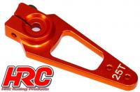 Servo Arm - Special Airplane - Aluminum Clamp Type - 45mm Long - Single - 25T (Futaba / Sävox / Power HD / Orion)
