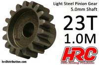 Pinion Gear - 1.0M / 5mm Shaft - Steel - Light - 23T