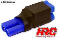 Adapter - for 2 Battery Packs in Series - Compact - EC5 Plug