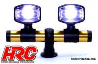 Light Kit - 1/10 or Monster Truck - LED - JR Plug - Roof Light Bar - Type B Short