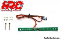 Set di illuminazione - 1/10 TC/Drift - LED - JR Connetore - Scanner Rosso