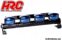 Set di illuminazione - 1/10 or Monster Truck - LED - JR Connetore - Barra di tetto - tipo A Blu