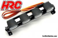 Light Kit - 1/10 or Monster Truck - LED - JR Plug - Roof Light Bar - Type A White