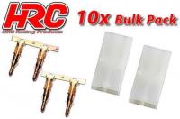 Connector - Tamiya Male (10 pcs) - Gold