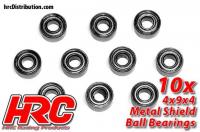 Ball Bearings - metric -  4x 9x4mm (10 pcs)