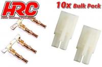 Connector - Tamiya Female (10 pcs) - Gold