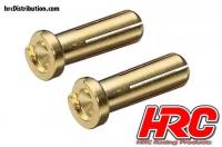 Stecker - 5.0mm - männchen Low Profile (2 Stk.) - Gold