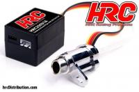 e LED Set/hrc25031a fumo HRC RACING 1/10 accessori Sistema di scarico con vapore 