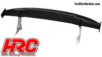 Body Parts - 1/10 Accessory - Scale - Touring / Drift Rear Wing - Carbon Finish - Type A