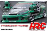 Body Parts - 1/10 Accessory - Scale - Touring / Drift Front Wing - Canard Wing Set