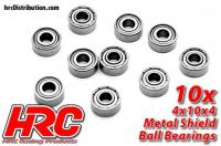 Ball Bearings - metric - 4x10x4mm (10 pcs)
