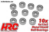 Ball Bearings - metric -  6x13x5mm (10 pcs)